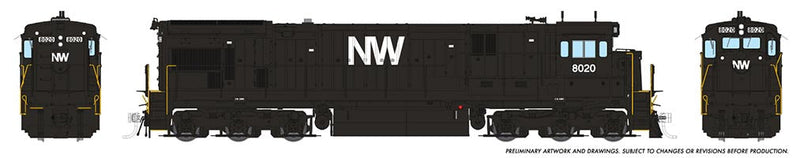 PREORDER Rapido 042521 HO GE C30-7 - ESU LokSound and DCC -- Norfolk & Western