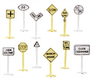 Bachmann 42513 Railroad and Street Signs (24 pieces), N Scale