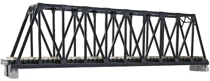 Kato USA 20434  Single TRUSS BRIDGE Black 248mm, N Scale