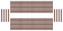 Ratio 437 Wooden Fencing, HO Scale