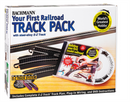 Bachmann 44497 Steel Alloy First Railroad Track Pack, HO