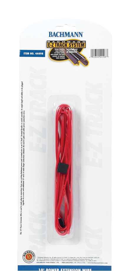 Bachmann 44498 10' RED TERMINAL WIRE Ez, HO