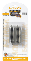 Bachmann 44856 19'HALF SECTION CURVED, N Scale