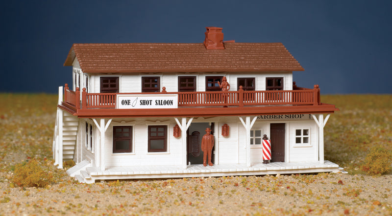 Bachmann 45162 SALOON AND BARBER SHOP (HO SCALE), HO Scale