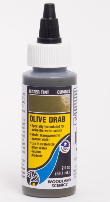 Woodland Scenics CW4523 Water Tint - Olive Drab