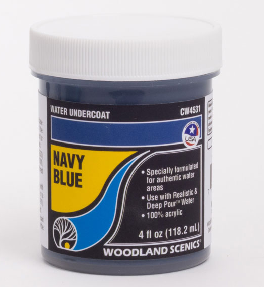 Woodland Scenics CW4531 Water Undercoat - Navy Blue