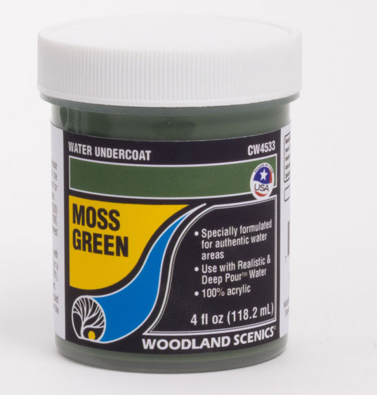 Woodland Scenics CW4533 Water Undercoat - Moss Green