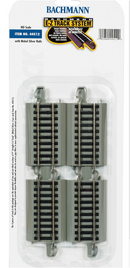 Bachmann 44512 NS 3' STRAIGHT TRACK Ez 4pk, HO