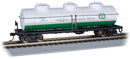 Bachmann 17110 40' 3-Dome Tank Car - Ready to Run - Silver Series(R) -- Quaker State 721, HO Scale