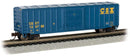 Bachmann 19665 ACF 50'6" Outside-Braced Sliding-Door Boxcar - Ready to Run - Silver Series - CSX, N Scale