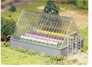 Bachmann 45615 GREENHOUSE W/FLOWERS Kit, O Scale