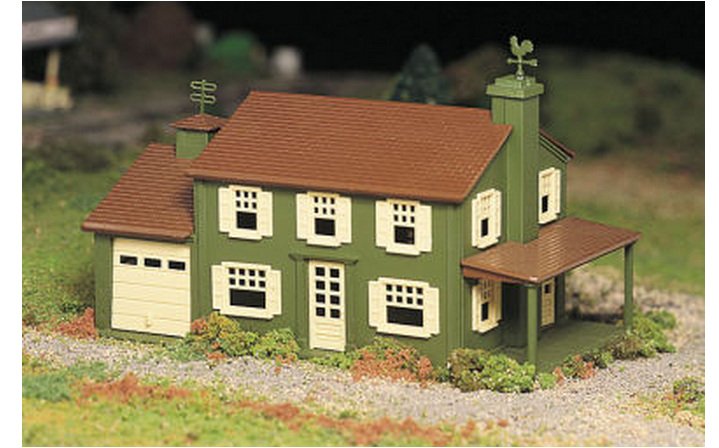 Bachmann 45622 TWO STORY HOUSE Kit, O Scale