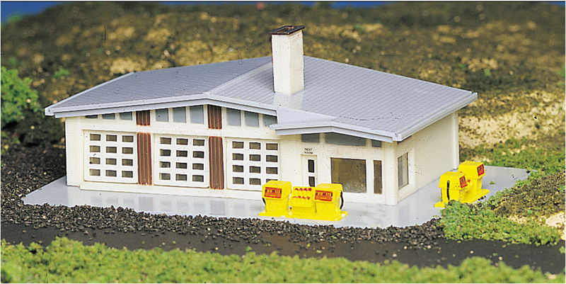 Bachmann 45904 SHELL GAS STATION B/U, N Scale