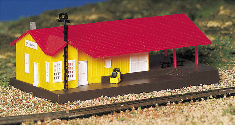 Bachmann 45907 FREIGHT STATION B/U, N Scale