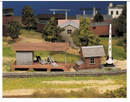 Bachmann 45977 LOADING PLATFORM & SHANTY Kit, O Scale