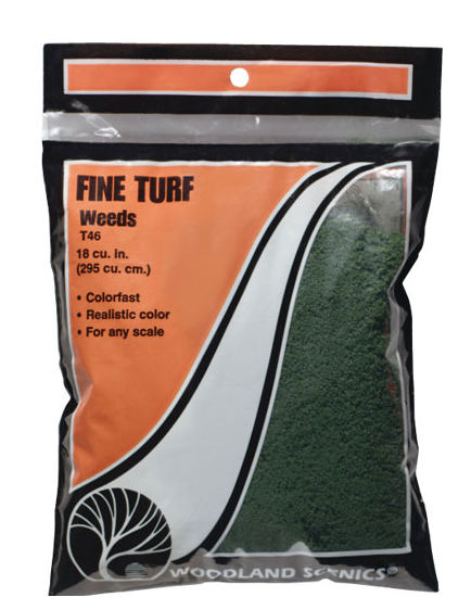 Woodland Scenics - Fine Turf Weeds, 18 Cu. In. Bag