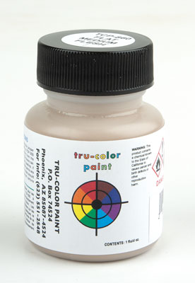 Tru-Color Paint TCP-860 FLAT MED FLESH BRUSHABLE