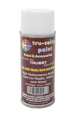 Tru-Color Paint TCP-4007 MATTE DARK RED BRICK SPRA