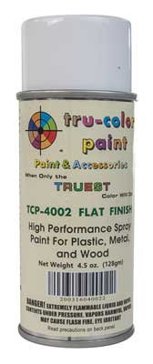 Tru-Color Paint TCP-4002 FLAT FINISH (CLEAR)SPRAY