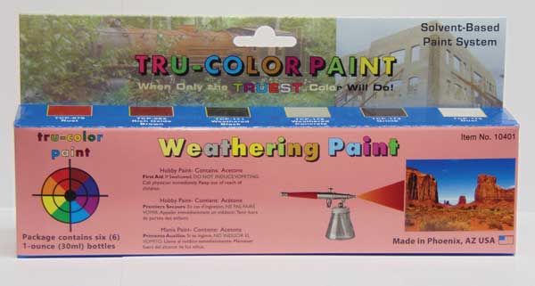 Tru-Color Paint 10401 WEATHERING SET