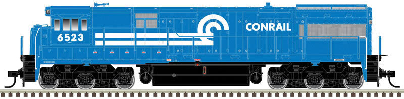 Atlas 10003663 GE U28C - Standard DC - Master(R) Silver -- Conrail 6532 (blue, white), HO