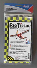 Deluxe Materials Ltd BD77 Eze Tissue for Aircraft - 29-1/2 x 19-11/16" 75 x 50cm -- Yellow and Black Checker pkg(3)