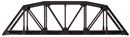 Atlas Model Railroad Co. 150-2071 Through Truss Bridge Kit w/Code 55 Rail - Silver, N Scale