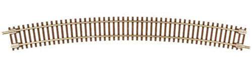 Atlas Model Railroad Co. 150-2020 	Code 55 Track w/Nickel-Silver Rail & Brown Ties -- 16-1/4" Radius Full Curve pkg(6), N Scale