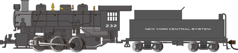 PREORDER Bachmann 53802 USRA 0-6-0 - WowSound(R) and DCC - Spectrum(R) -- New York Central 232 (black, graphite System Lettering), HO