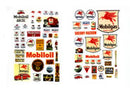 JL Innovative Design 485 Vintage Gas Station Signs, Mobil 1930's - 50's, HO Scale