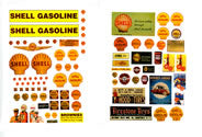 JL Innovative Design 488 Vintage Gas Station Signs, Shell 1930's - 50's, HO Scale