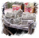 Bar Mills 48  Lobster Traps, O Scale