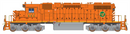 PREORDER InterMountain 493301S-04 SD38-2, W/DCC & Sound, Elgin, Joliet & Eastern