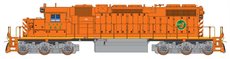 PREORDER InterMountain 493301S-01 SD38-2, W/DCC & Sound, Elgin, Joliet & Eastern