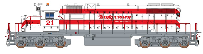 PREORDER InterMountain 493309S -01 SD38-2, W/DCC & Sound, Yankeetown