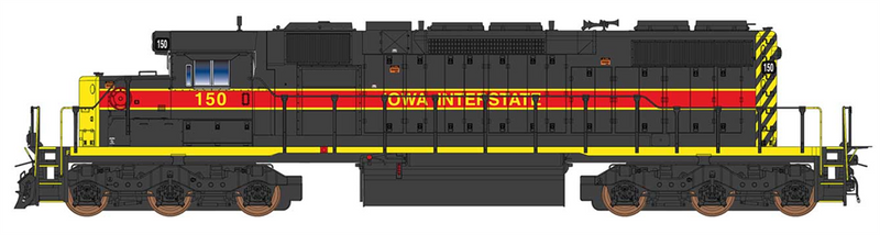 PREORDER InterMountain 493310S -03 SD38-2, W/DCC & Sound, Iowa Interstate