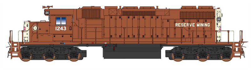 PREORDER InterMountain 493312S-03 SD38-2, W/DCC & Sound, Reserve Mining