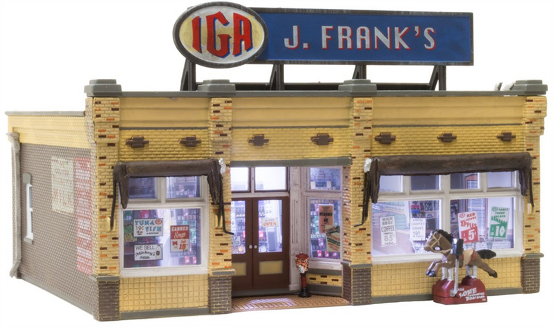 Woodland Scenics 4941 J. Frank's Grocery, N Scale