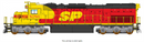 PREORDER InterMountain 49413(S)-03 SD40T-2 W/DCC & Sound, SP - Kodachrome - 88in. Nose