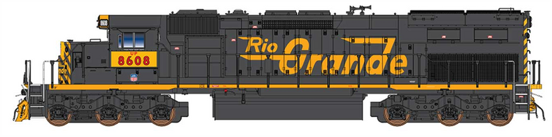 PREORDER InterMountain 49424(S)-01 SD40T-2 W/DCC & Sound, Union Pacific Patch - Ex D&RGW
