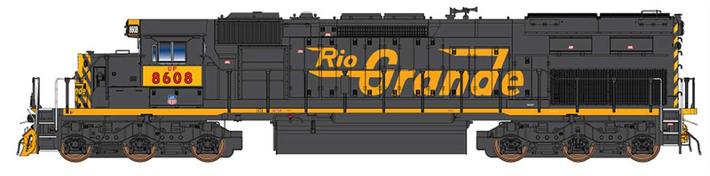 PREORDER InterMountain 49424(S)-02 SD40T-2 W/DCC & Sound, Union Pacific Patch - Ex D&RGW