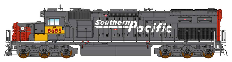 PREORDER InterMountain 49425(S)-02 SD40T-2 W/DCC & Sound, Union Pacific Patch - Ex Southern Pacific