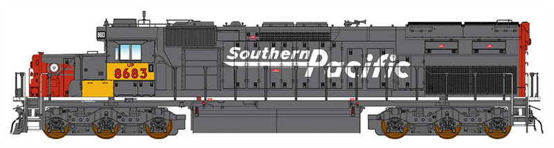 PREORDER InterMountain 49425(S)-03 SD40T-2 W/DCC & Sound, Union Pacific Patch - Ex Southern Pacific
