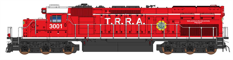 PREORDER InterMountain 49432(S)-01 SD40T-2 W/DCC & Sound, Terminal Railroad Association