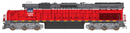 PREORDER InterMountain 49435(S)-02 SD40T-2 W/DCC & Sound, CORP
