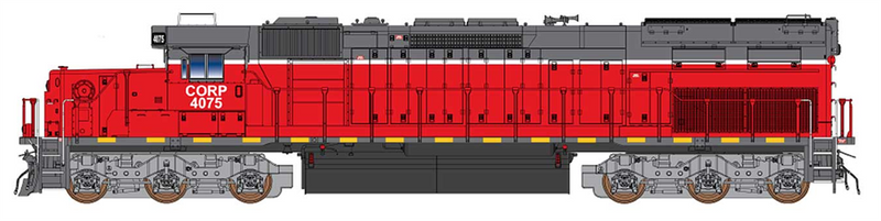 PREORDER InterMountain 49435(S)-01 SD40T-2 W/DCC & Sound, CORP