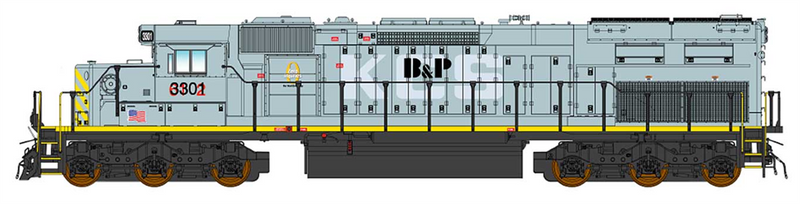 PREORDER InterMountain 49436(S)-01 SD40T-2 W/DCC & Sound, Buffalo & Pittsburgh