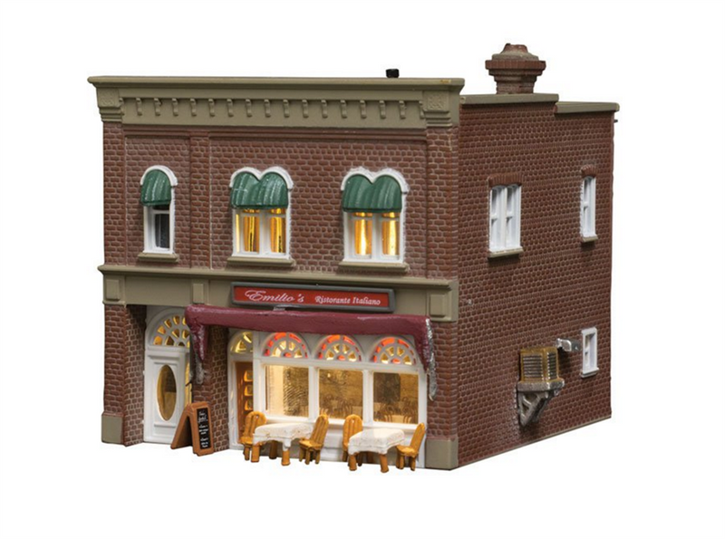 Woodland Scenics BR4945 Emilio's Italian Restaurant, N Scale