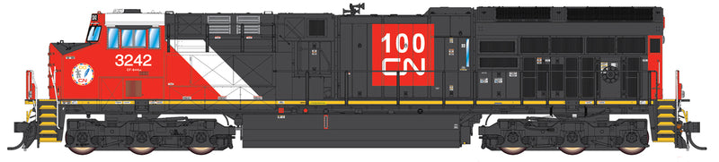 InterMountain 497108(S)-01 GE Evolution Series Tier 4 Locomotive, W/DCC & Sound, Canadian National - 100th Anniversary