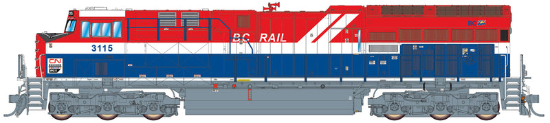 InterMountain 497110(S)-01 GE Evolution Series Tier 4 Locomotive, W/DCC & Sound, Canadian National Heritage - BC Rail